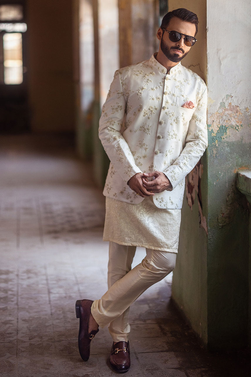 Pakistani Menswear | Deepak Perwani | Mst594 by Libayah - Designer Dress - Type: MensWear - Available at Libayah - 100% Original