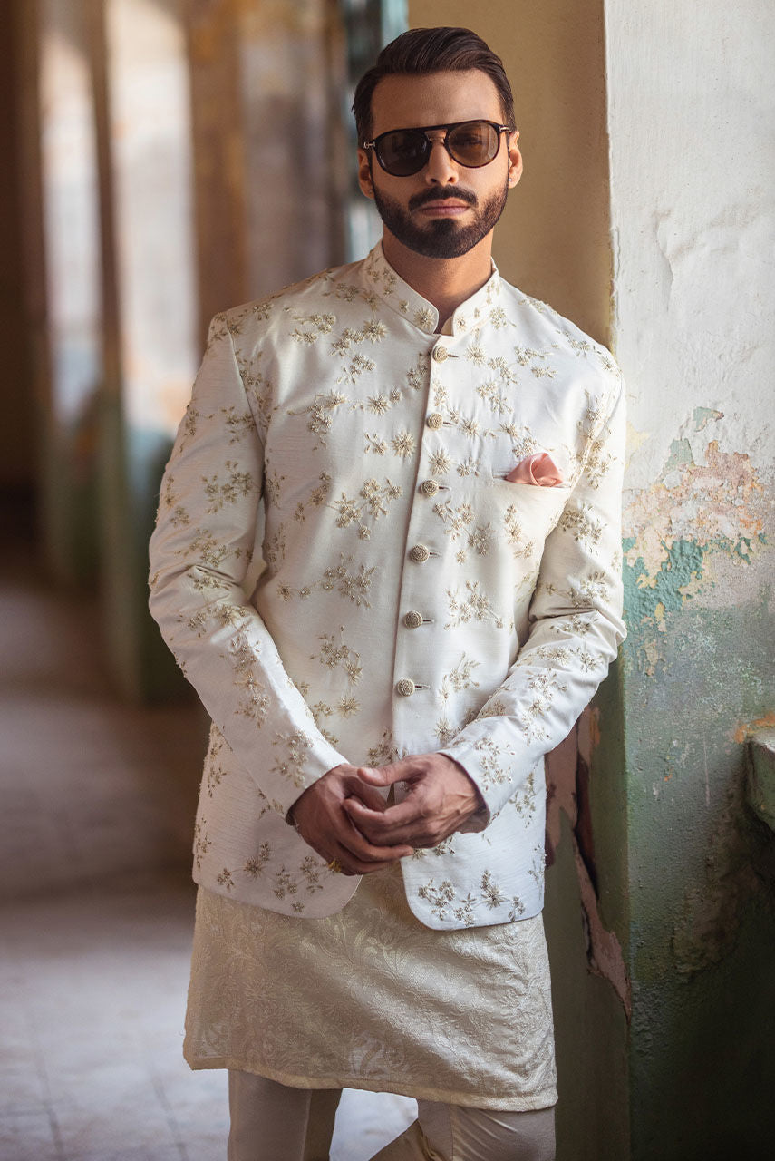 Pakistani Menswear | Deepak Perwani | Mst594 by Libayah - Designer Dress - Type: MensWear - Available at Libayah - 100% Original