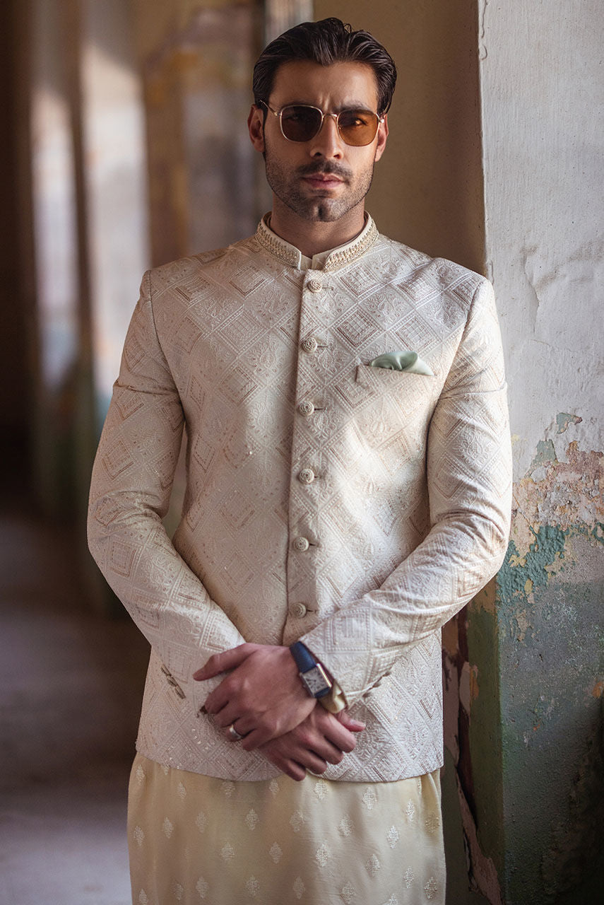 Pakistani Menswear | Deepak Perwani | Mst714 by Libayah - Designer Dress - Type: MensWear - Available at Libayah - 100% Original