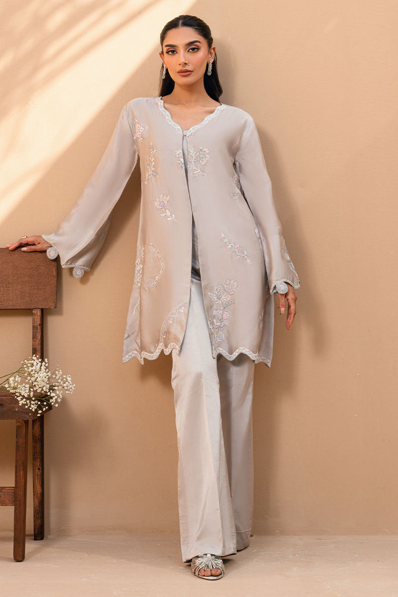 Fatima Khan | Flore Eid Luxe 26 | Pearl Petal by Fatima Khan - Designer Dress  - Type : Ladies Clothes - Available at Libayah - 100% Original 