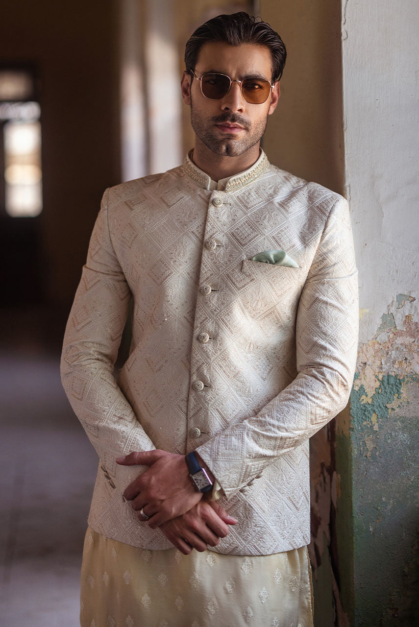 Pakistani Menswear | Deepak Perwani | Mst714 by Libayah - Designer Dress - Type: MensWear - Available at Libayah - 100% Original