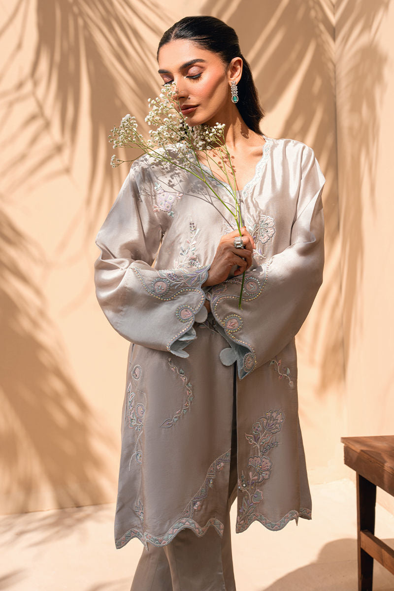 Fatima Khan | Flore Eid Luxe 26 | Pearl Petal by Fatima Khan - Designer Dress  - Type : Ladies Clothes - Available at Libayah - 100% Original 