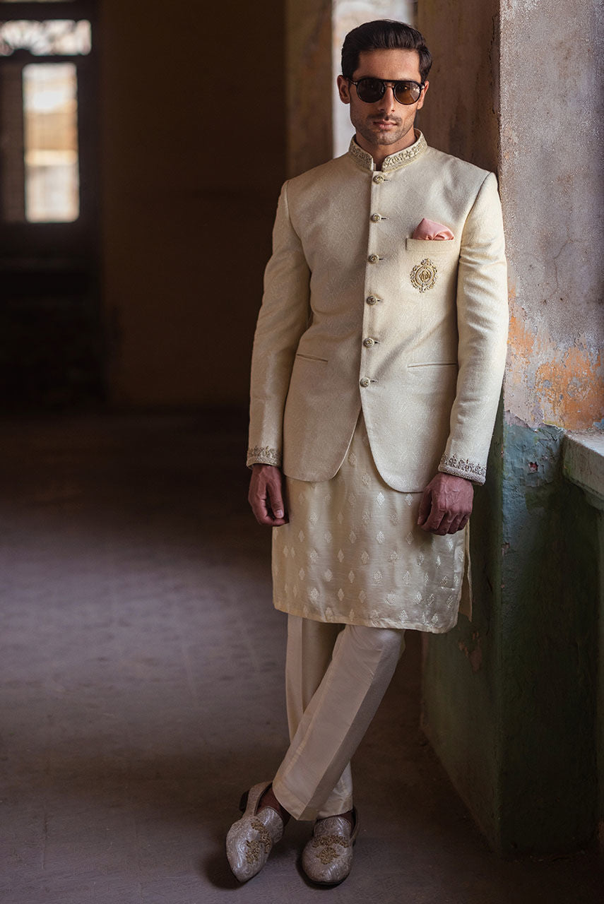 Pakistani Menswear | Deepak Perwani | Mst586 by Libayah - Designer Dress - Type: MensWear - Available at Libayah - 100% Original