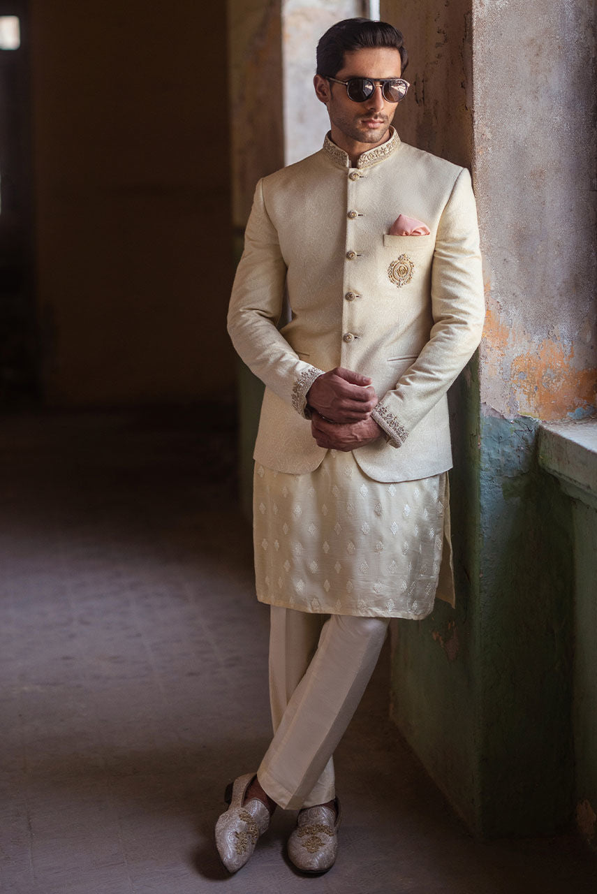 Pakistani Menswear | Deepak Perwani | Mst586 by Libayah - Designer Dress - Type: MensWear - Available at Libayah - 100% Original