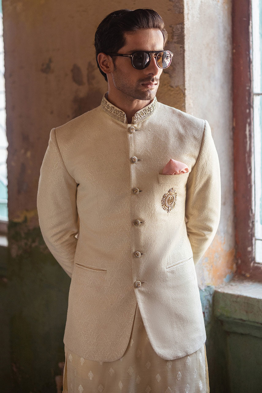 Pakistani Menswear | Deepak Perwani | Mst586 by Libayah - Designer Dress - Type: MensWear - Available at Libayah - 100% Original