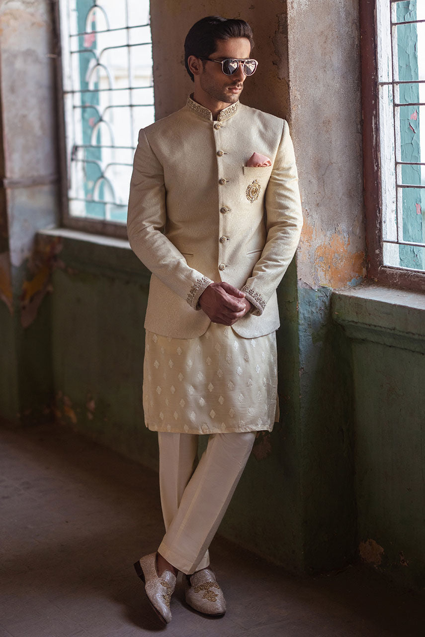 Pakistani Menswear | Deepak Perwani | Mst586 by Libayah - Designer Dress - Type: MensWear - Available at Libayah - 100% Original