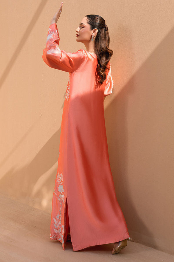 Fatima Khan | Flore Eid Luxe 26 | Coral Peony by Fatima Khan - Designer Dress  - Type : Ladies Clothes - Available at Libayah - 100% Original 