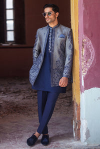 Pakistani Menswear | Deepak Perwani | Jkt1947 by Libayah - Designer Dress - Type: MensWear - Available at Libayah - 100% Original
