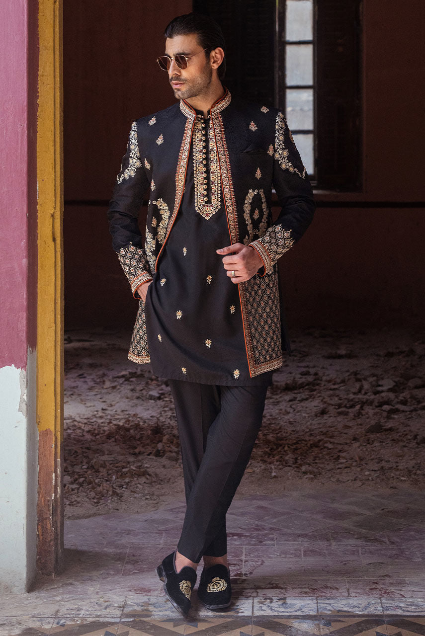 Pakistani Menswear | Deepak Perwani | Jkt1946 by Libayah - Designer Dress - Type: MensWear - Available at Libayah - 100% Original