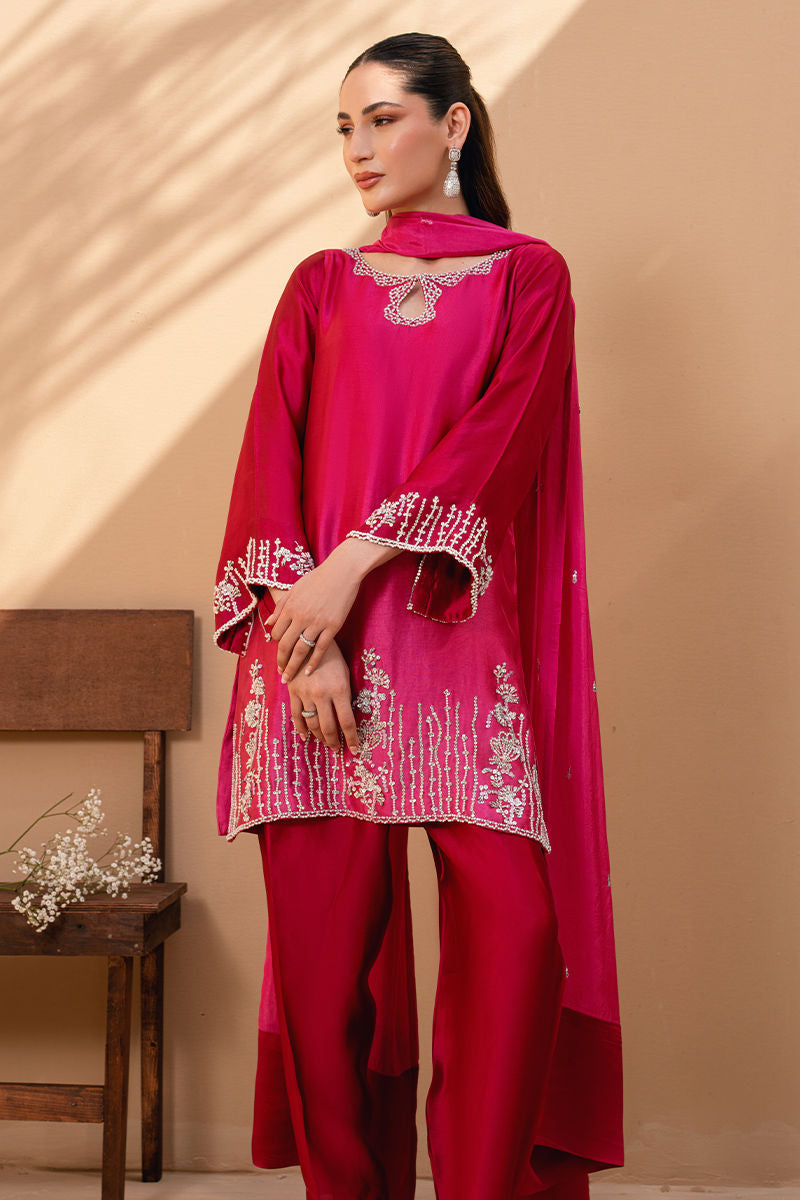 Fatima Khan | Flore Eid Luxe 26 | Roselle by Fatima Khan - Designer Dress  - Type : Ladies Clothes - Available at Libayah - 100% Original 