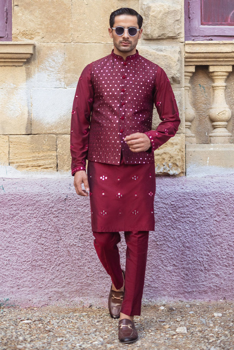 Pakistani Manswear | Deepak Perwani | Jkt1448 by Libayah - Designer Dress - Type: MensWear - Available at Libayah - 100% Original