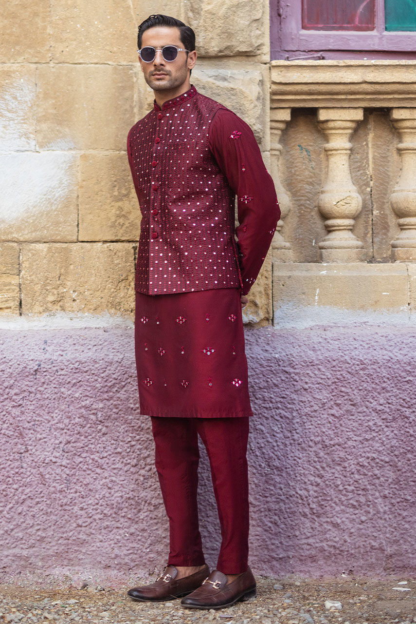 Pakistani Manswear | Deepak Perwani | Jkt1448 by Libayah - Designer Dress - Type: MensWear - Available at Libayah - 100% Original