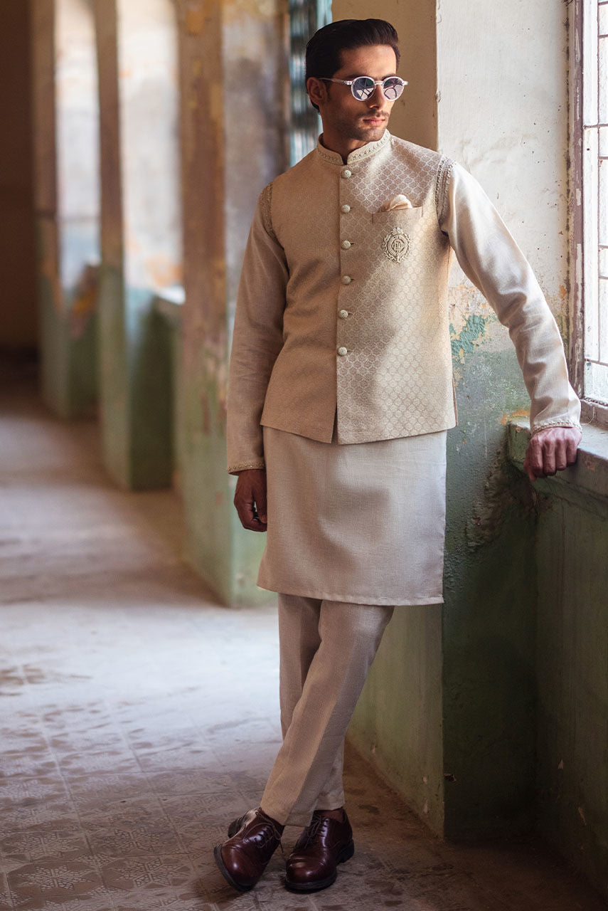 Pakistani Menswear | Deepak Perwani | jkt1444 by Libayah - Designer Dress - Type: MensWear - Available at Libayah - 100% Original
