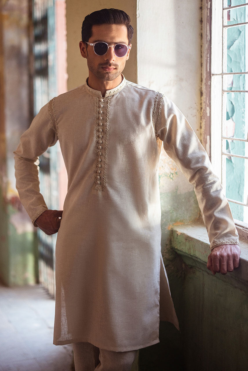 Pakistani Menswear | Deepak Perwani | jkt1444 by Libayah - Designer Dress - Type: MensWear - Available at Libayah - 100% Original
