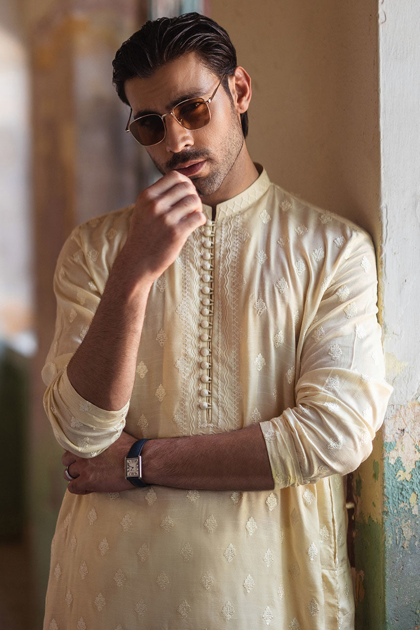 Pakistani Menswear | Deepak Perwani | Mof1888 by Libayah - Designer Dress - Type: MensWear - Available at Libayah - 100% Original