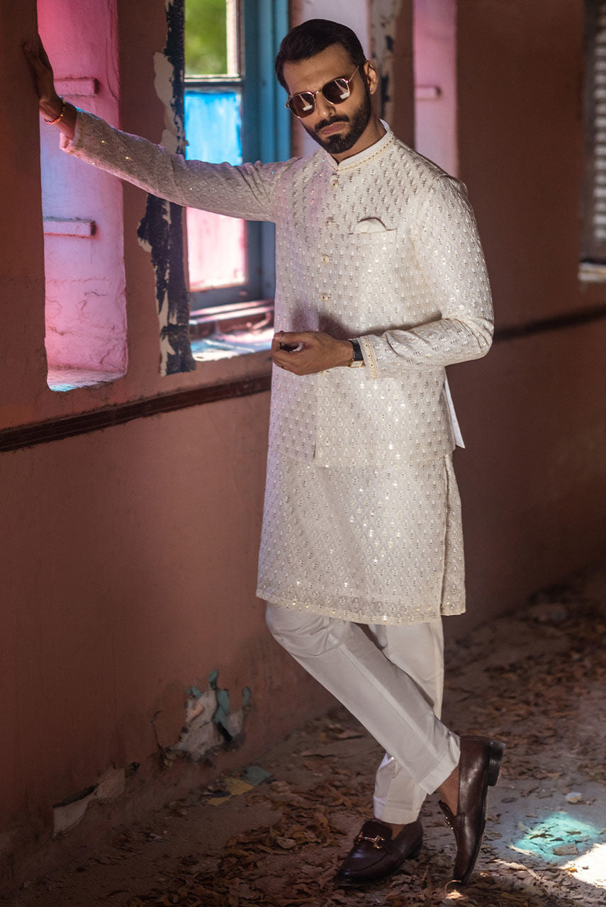 Pakistani Menswear | Deepak Perwani | Jkt1436 by Libayah - Designer Dress - Type: MensWear - Available at Libayah - 100% Original