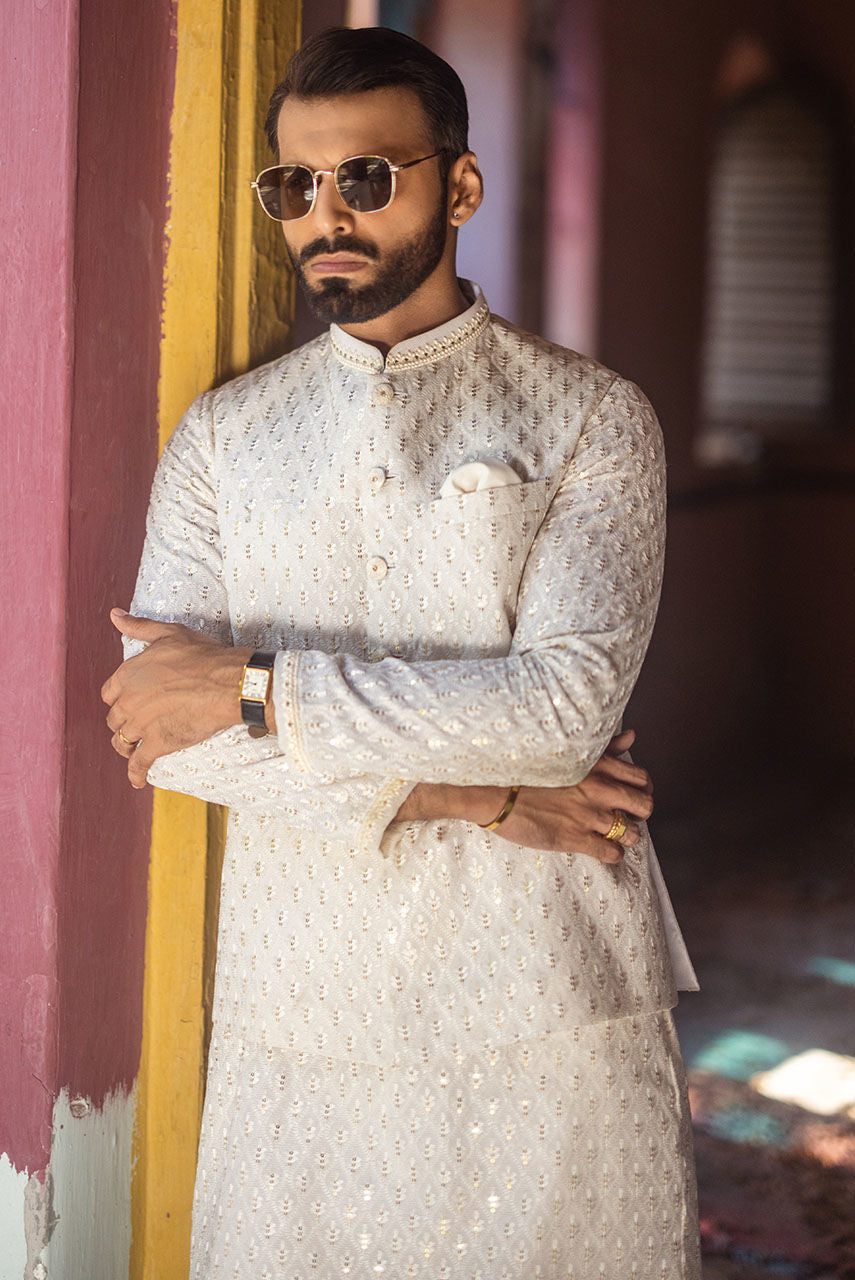 Pakistani Menswear | Deepak Perwani | Jkt1436 by Libayah - Designer Dress - Type: MensWear - Available at Libayah - 100% Original