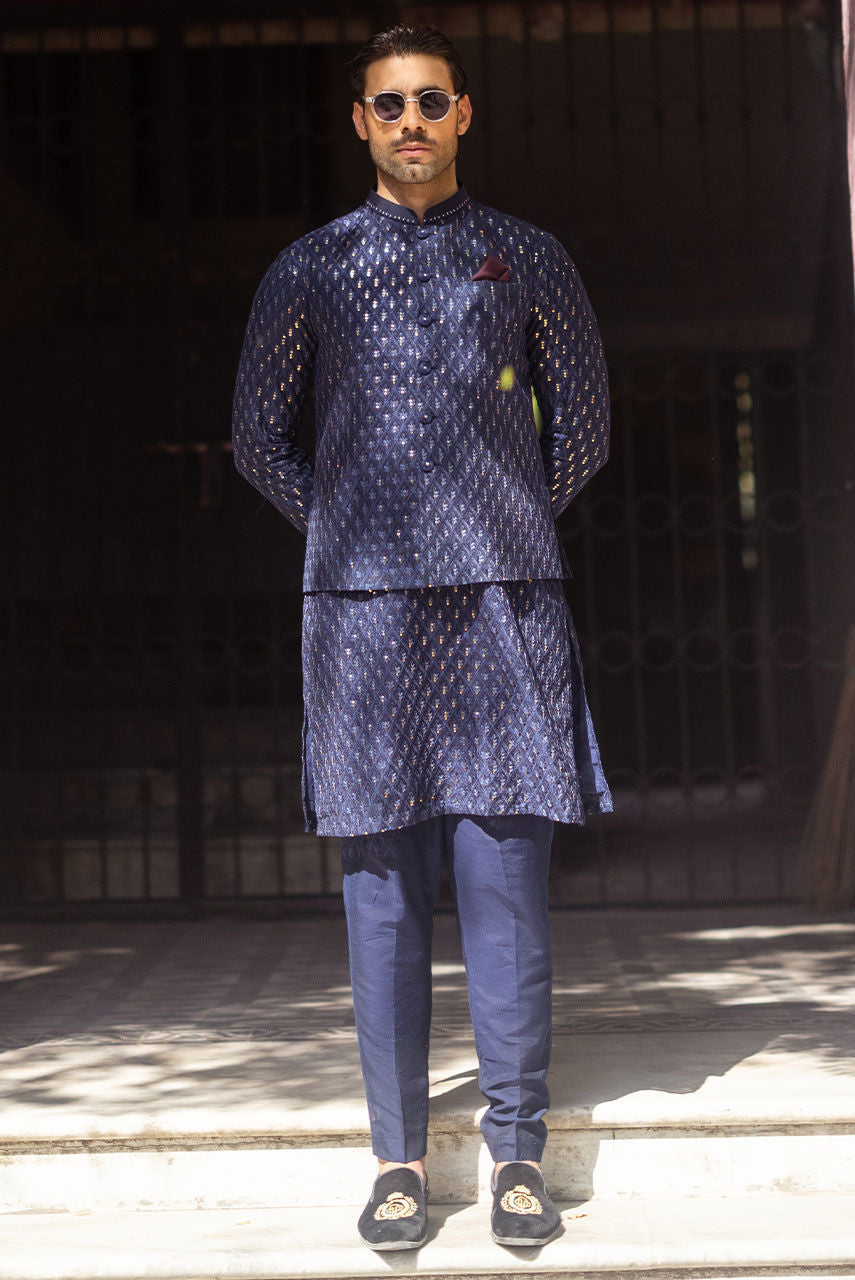 Pakistani Menswear | Deepak Perwani | Jkt1435 by Libayah - Designer Dress - Type: MensWear - Available at Libayah - 100% Original