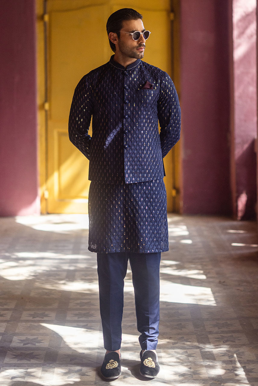 Pakistani Menswear | Deepak Perwani | Jkt1435 by Libayah - Designer Dress - Type: MensWear - Available at Libayah - 100% Original