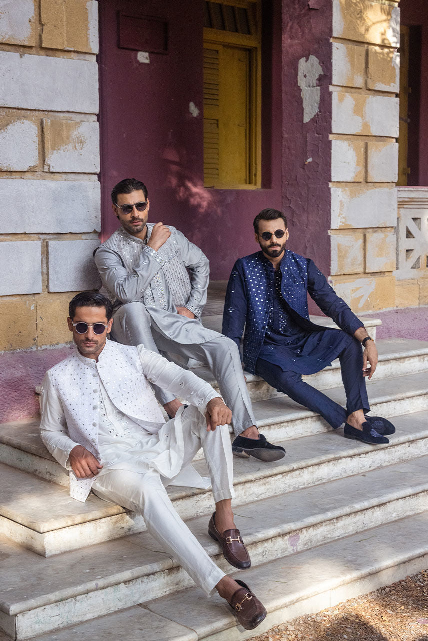 Pakistani Manswear | Deepak Perwani | Jkt1445 by Libayah - Designer Dress - Type: MensWear - Available at Libayah - 100% Original