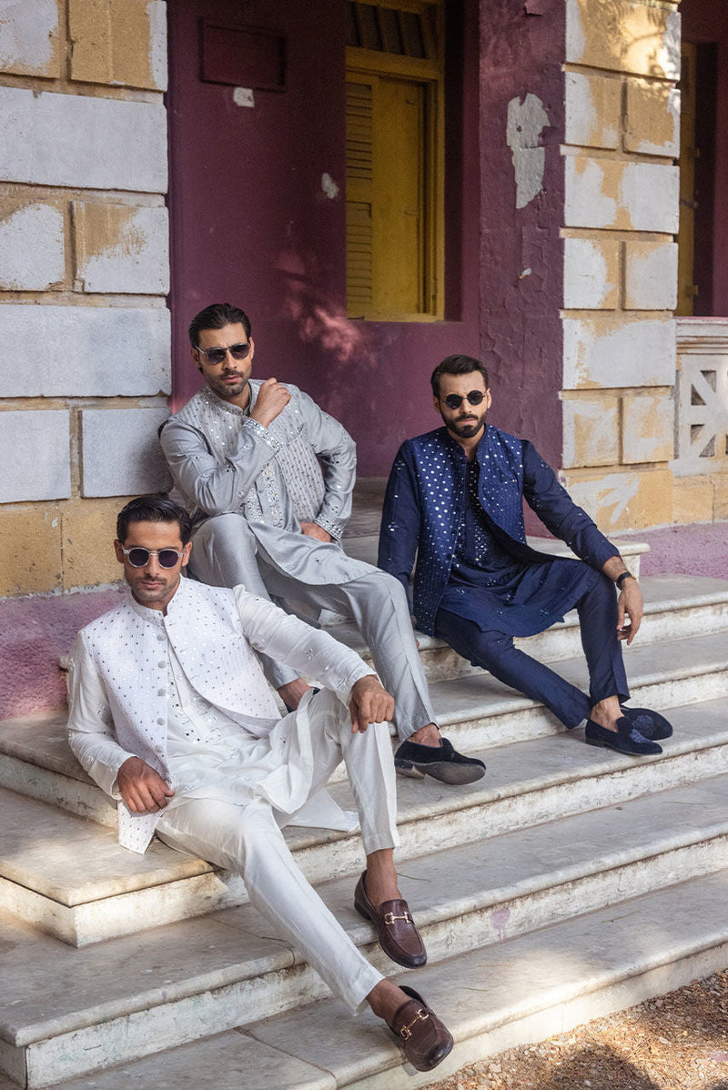 Pakistani Manswear | Deepak Perwani | Jkt1445 by Libayah - Designer Dress - Type: MensWear - Available at Libayah - 100% Original