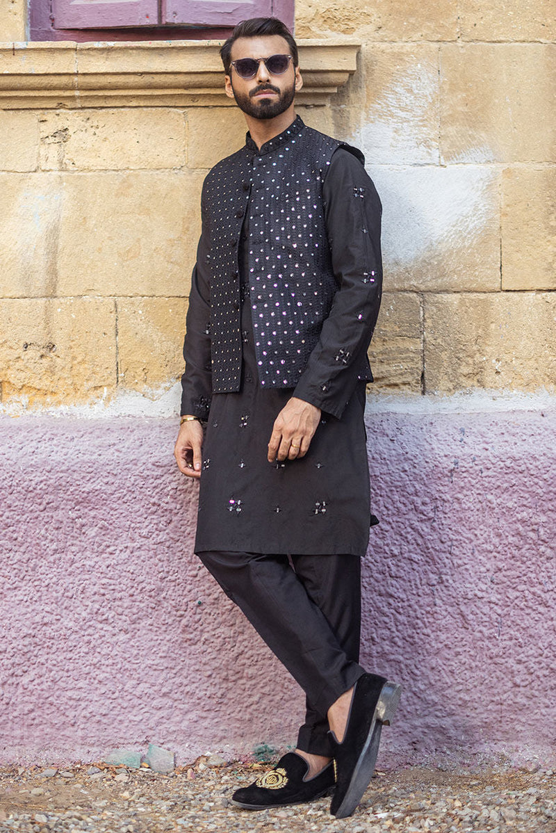 Pakistani Manswear | Deepak Perwani | Jkt1447 by Libayah - Designer Dress - Type: Menswear - Available at Libayah - 100% Original