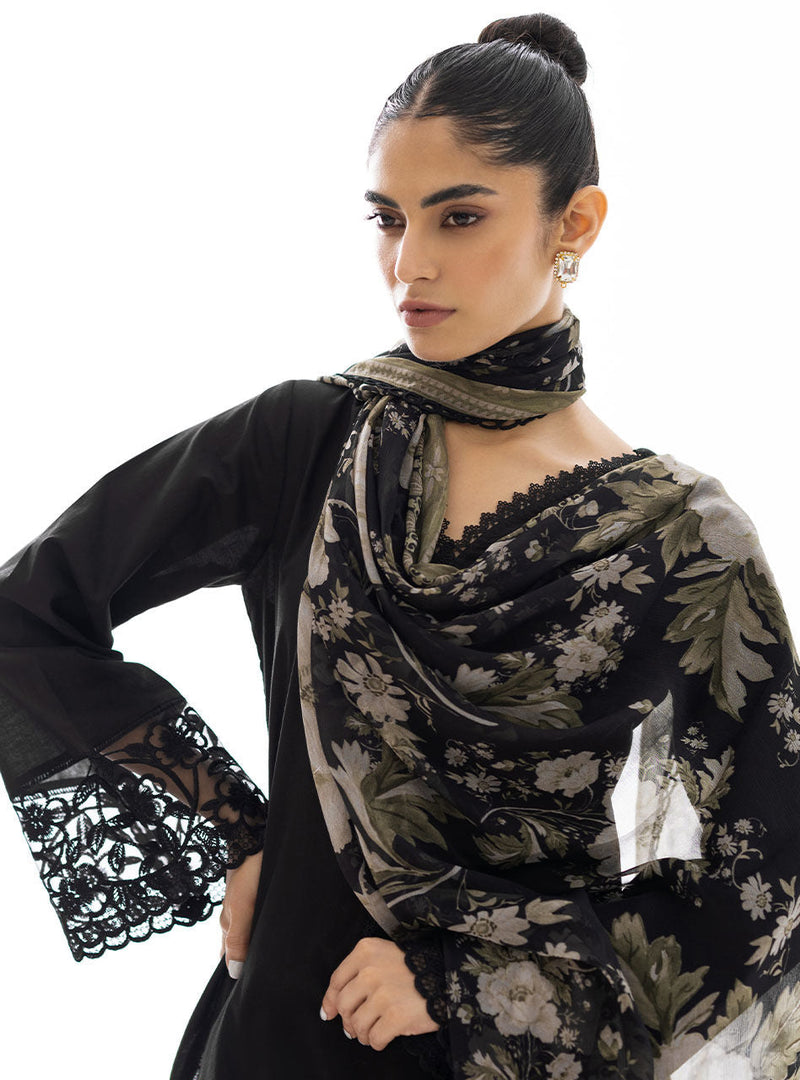 Zainab Chottani | Casual Pret | CHARCOAL NOVA by Zainab Chottani - Designer Dress - Type: Casuals - Available at Libayah - 100% Original