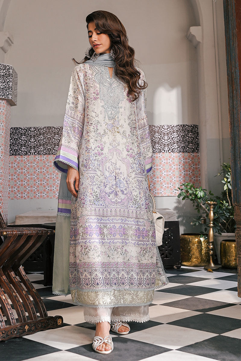 Ansab Jahangir | Digital Silk | Yelena Shirt and Dupatta by Ansab Jahangir - Designer Dress  - Type : Ladies Clothes - Available at Libayah - 100% Original 
