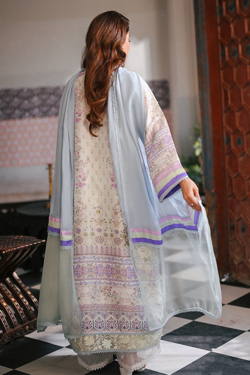 Ansab Jahangir | Digital Silk | Yelena Shirt and Dupatta by Ansab Jahangir - Designer Dress  - Type : Ladies Clothes - Available at Libayah - 100% Original 