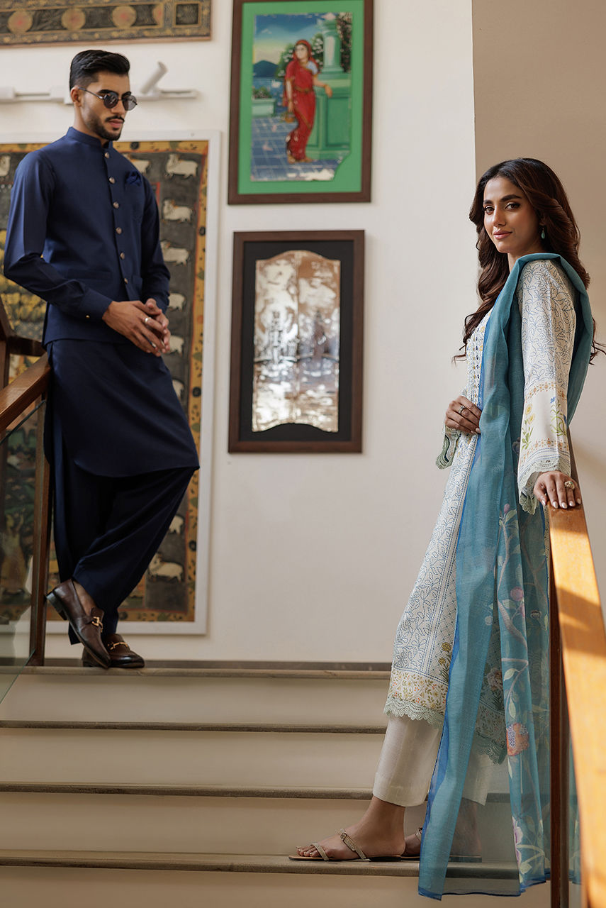 Deepak Perwani | Eid 25 | Ktd4126 by Deepak Perwani - Designer Dress - Type: Ladies Clothes - Available at Libayah - 100% Original