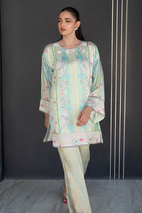 Fatima Khan | Layan Printed Eid Edit | Breezy Mint - Coord Set by Fatima Khan - Designer Dress  - Type : Ladies Clothes - Available at Libayah - 100% Original 