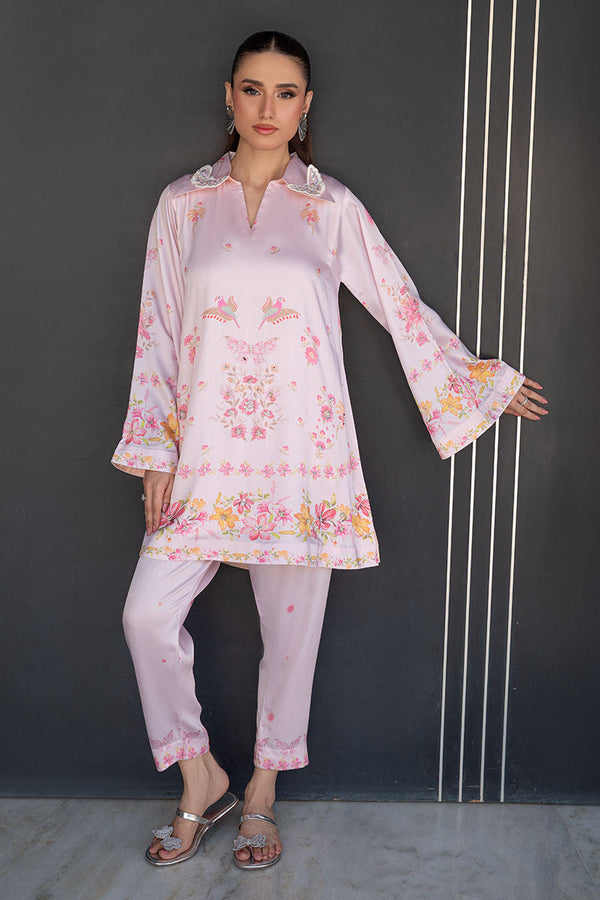 Fatima Khan | Layan Printed Eid Edit | Rosette Bloom - Coord Set by Fatima Khan - Designer Dress  - Type : Ladies Clothes - Available at Libayah - 100% Original 