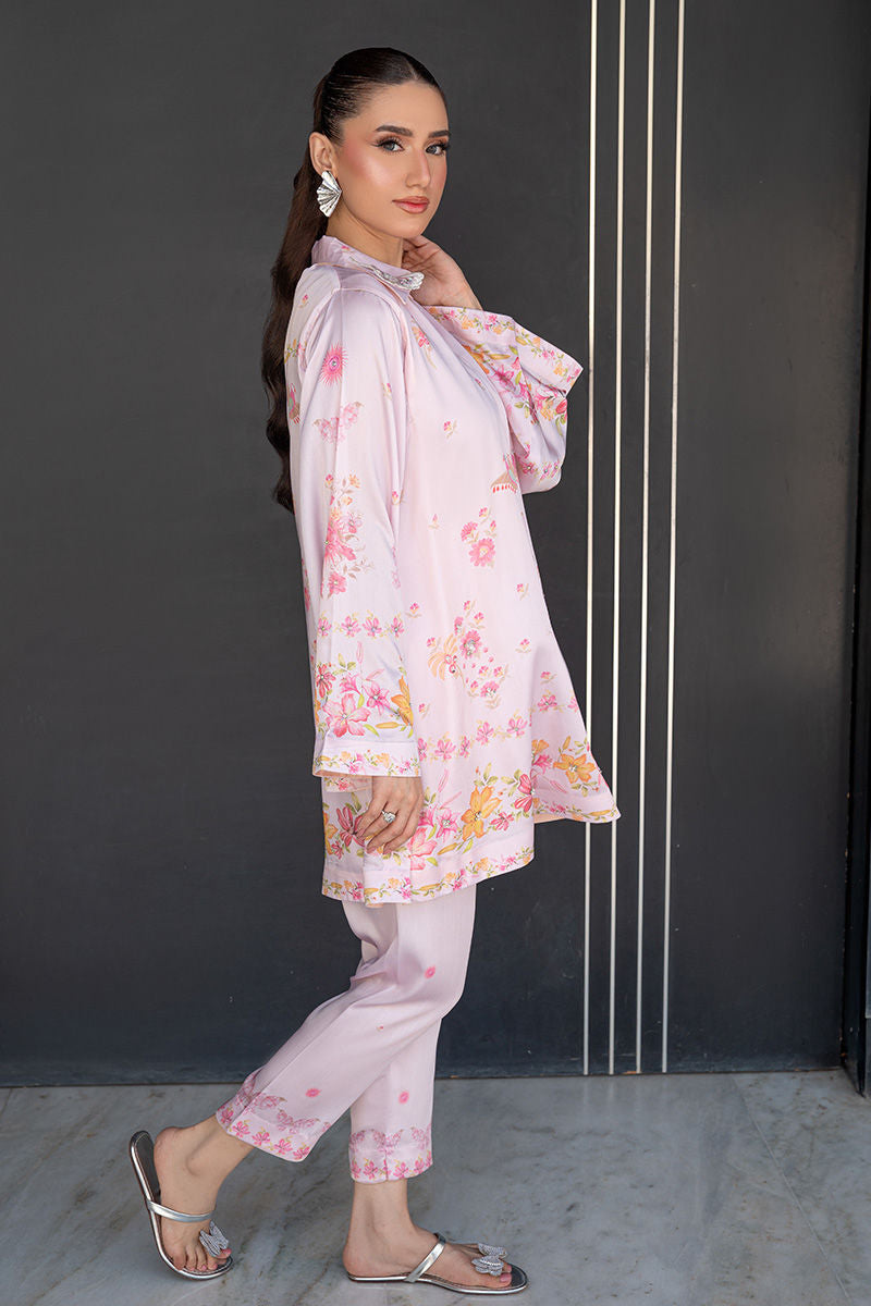 Fatima Khan | Layan Printed Eid Edit | Rosette Bloom - Coord Set by Fatima Khan - Designer Dress  - Type : Ladies Clothes - Available at Libayah - 100% Original 
