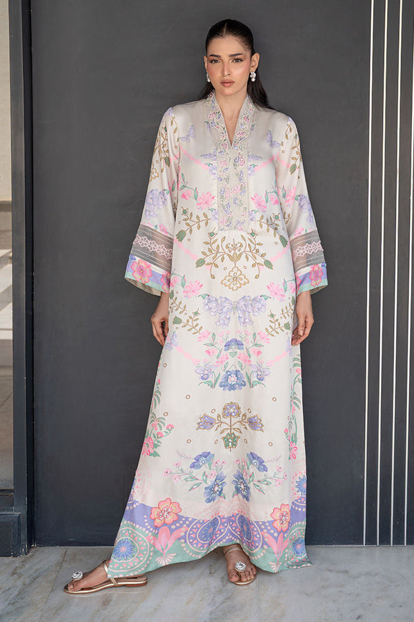 Fatima Khan | Layan Printed Eid Edit | Dove Dew by Fatima Khan - Designer Dress  - Type : Ladies Clothes - Available at Libayah - 100% Original 