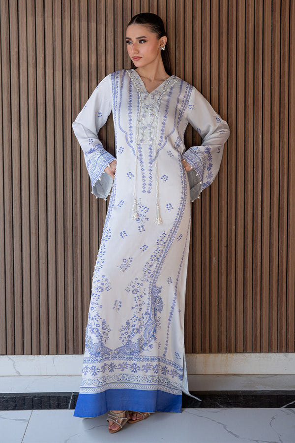 Fatima Khan | Layan Printed Eid Edit | Eira Whisper by Fatima Khan - Designer Dress  - Type : Ladies Clothes - Available at Libayah - 100% Original 