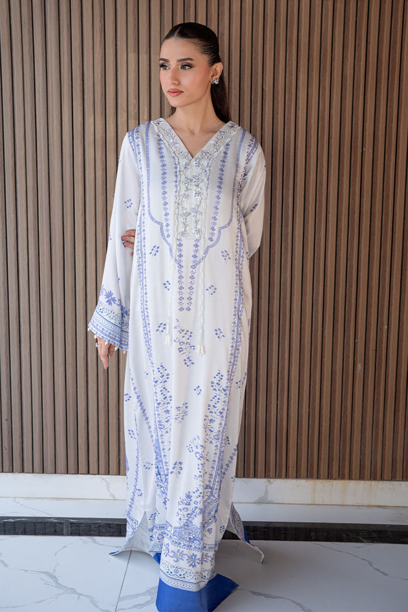 Fatima Khan | Layan Printed Eid Edit | Eira Whisper by Fatima Khan - Designer Dress  - Type : Ladies Clothes - Available at Libayah - 100% Original 