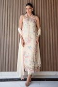 Fatima Khan | Layan Printed Eid Edit | Butter Yellow Grace by Fatima Khan - Designer Dress  - Type : Ladies Clothes - Available at Libayah - 100% Original 