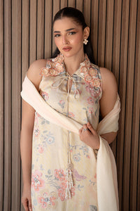 Fatima Khan | Layan Printed Eid Edit | Butter Yellow Grace by Fatima Khan - Designer Dress  - Type : Ladies Clothes - Available at Libayah - 100% Original 