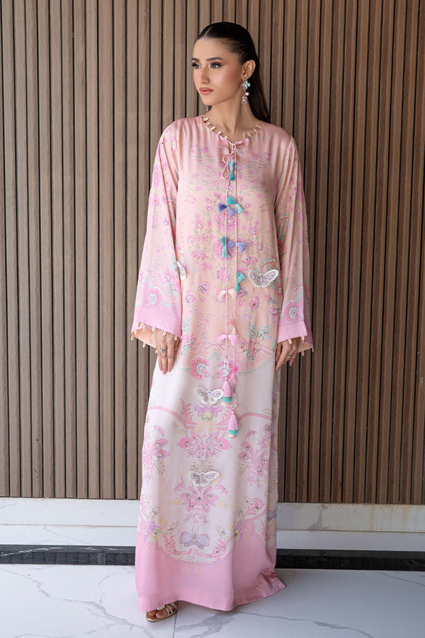 Fatima Khan | Layan Printed Eid Edit | Petal Blush Luxe by Fatima Khan - Designer Dress  - Type : Ladies Clothes - Available at Libayah - 100% Original 