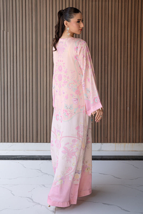 Fatima Khan | Layan Printed Eid Edit | Petal Blush Luxe by Fatima Khan - Designer Dress  - Type : Ladies Clothes - Available at Libayah - 100% Original 