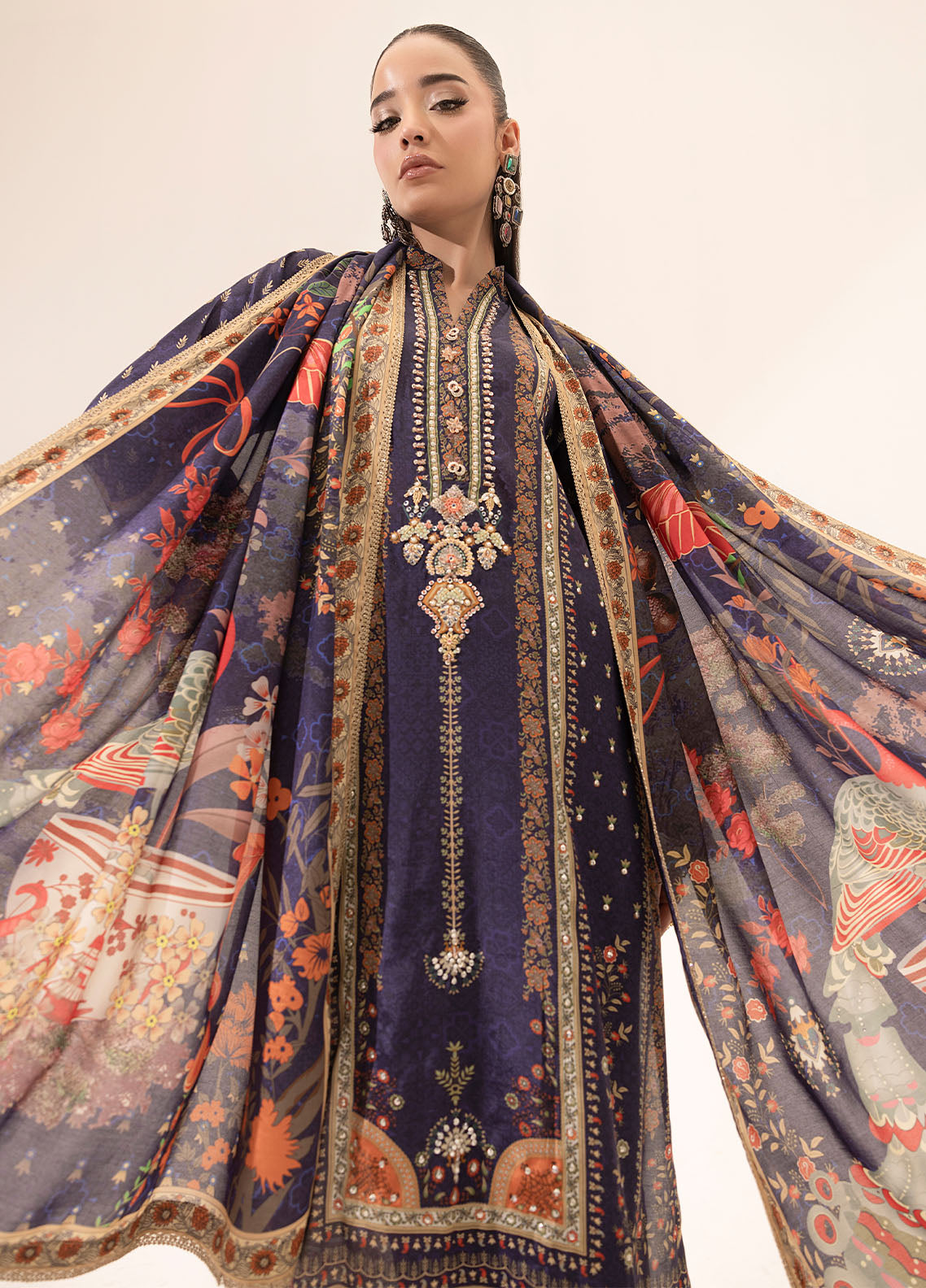 Sahane | Suay Silk Handwork Edit | CT-15006 ETHER - SUAY by Sahane - Designer Dress - Type: Ladies Clothes - Available at Libayah - 100% Original