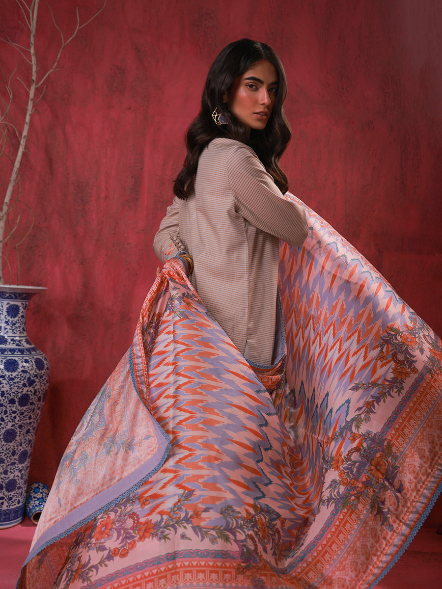 Salitex | Zaria Luxury Lawn | A01 by Salitex - Designer Dress - Type: Luxury - Available at Libayah - 100% Original