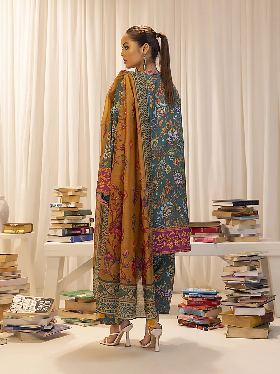 Salitex | Sibel Printed Lawn Silk | ST-03 by Salitex - Designer Dress - Type: Ladies Clothes - Available at Libayah - 100% Original