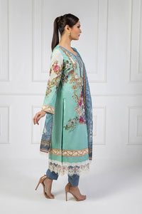 Shamaeel Ansari | Bagh e Bahar Lawn | Gulnaar Ferozi by Shamaeel Ansari - Designer Dress  - Type : Ladies Clothes - Available at Libayah - 100% Original 