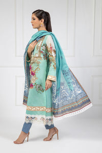 Shamaeel Ansari | Bagh e Bahar Lawn | Gulnaar Ferozi by Shamaeel Ansari - Designer Dress  - Type : Ladies Clothes - Available at Libayah - 100% Original 