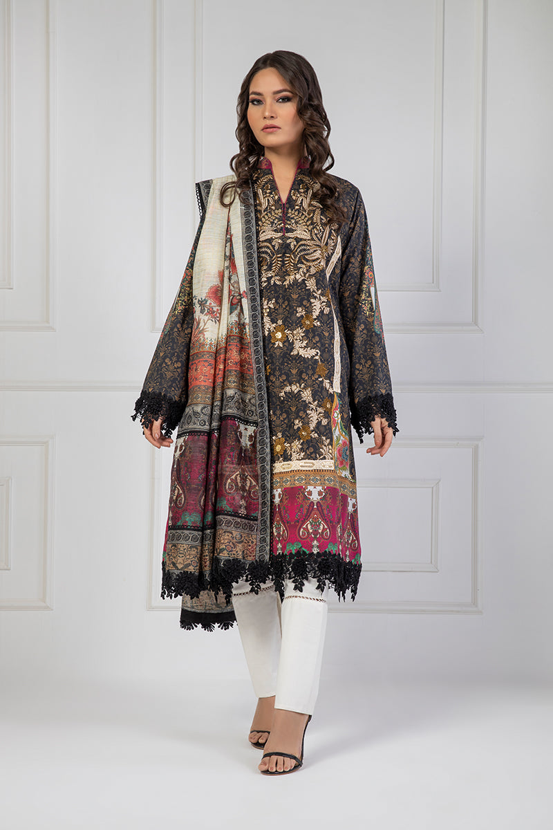 Shamaeel Ansari | Bagh e Bahar Lawn | Shab-e-Gulzar by Shamaeel Ansari - Designer Dress  - Type : Ladies Clothes - Available at Libayah - 100% Original 