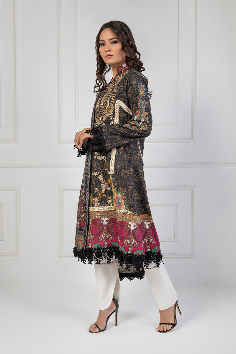 Shamaeel Ansari | Bagh e Bahar Lawn | Shab-e-Gulzar by Shamaeel Ansari - Designer Dress  - Type : Ladies Clothes - Available at Libayah - 100% Original 