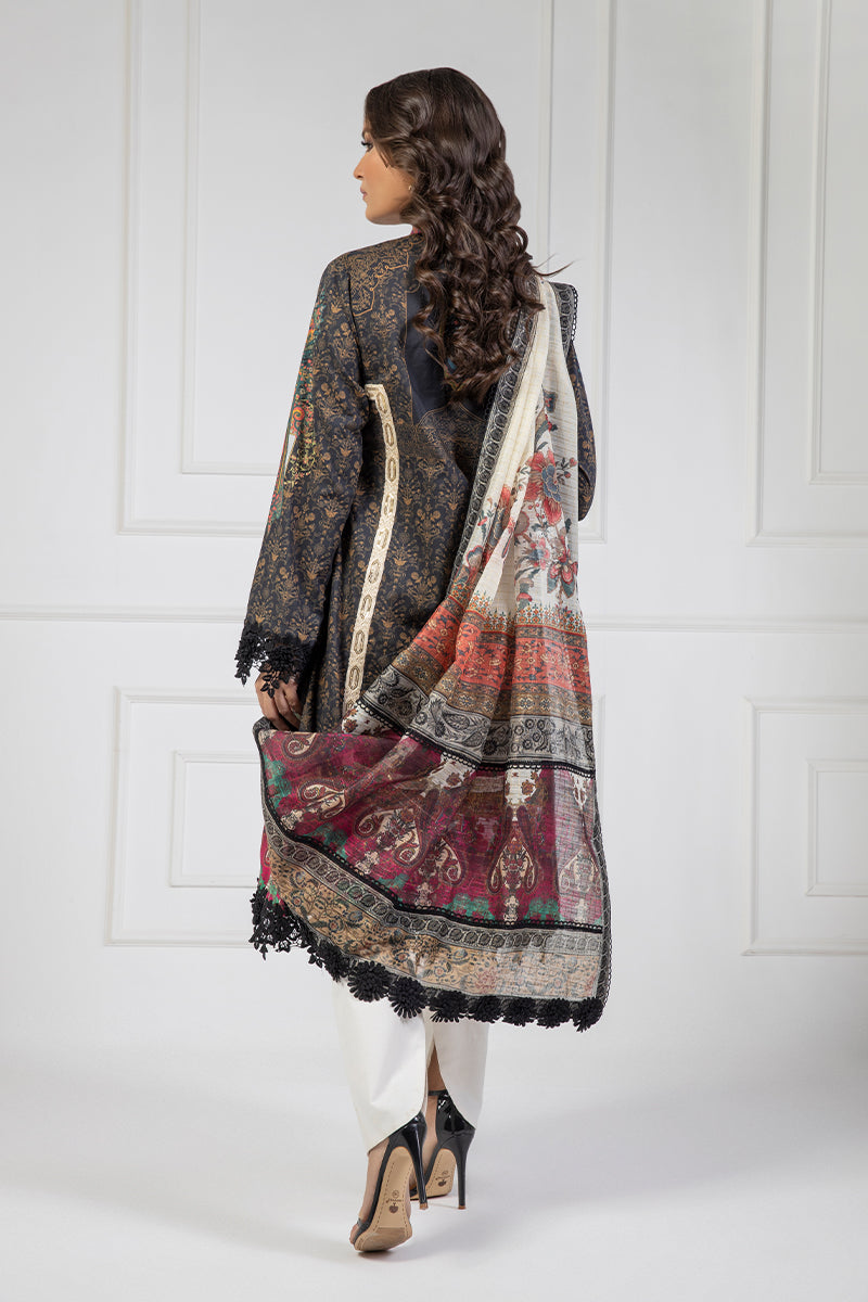 Shamaeel Ansari | Bagh e Bahar Lawn | Shab-e-Gulzar by Shamaeel Ansari - Designer Dress  - Type : Ladies Clothes - Available at Libayah - 100% Original 