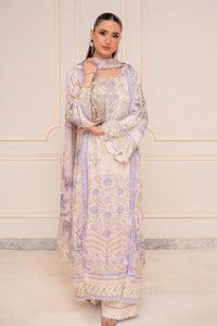 Fatima Khan | Layan Printed Eid Edit | Ivory Meadow by Fatima Khan - Designer Dress  - Type : Ladies Clothes - Available at Libayah - 100% Original 