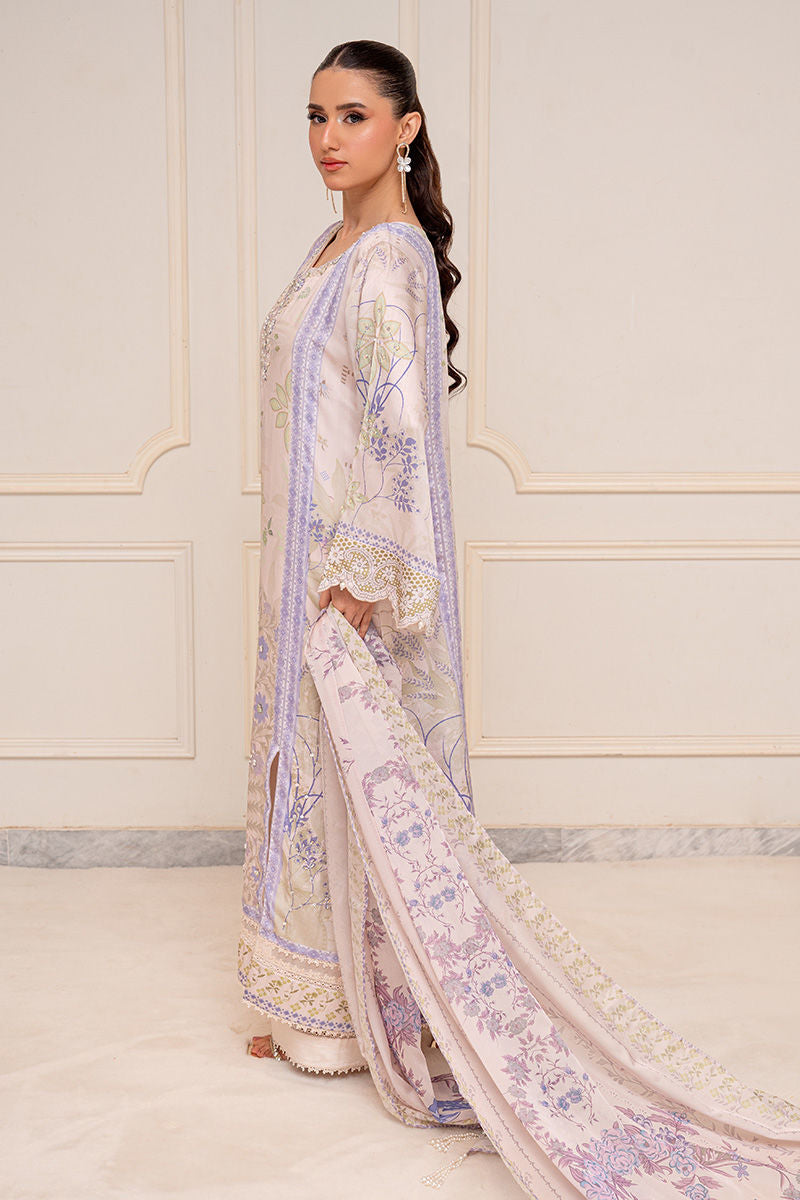 Fatima Khan | Layan Printed Eid Edit | Ivory Meadow by Fatima Khan - Designer Dress  - Type : Ladies Clothes - Available at Libayah - 100% Original 
